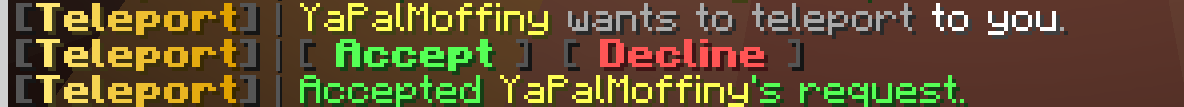 Request accepted