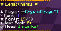 /rank and /rank <player>