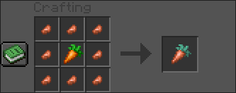 Copper Carrot crafting recipe