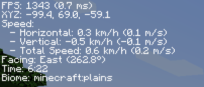 Compact F3 - GUI