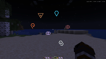 Elements in flying patterns