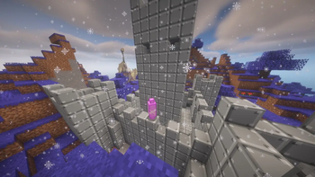 castle in blue dimension