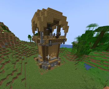 Oak Pillager tower