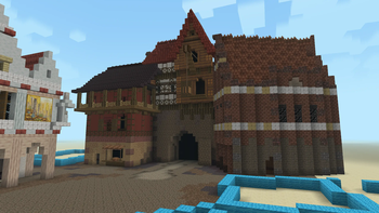A build made using Clutter No More and other mods