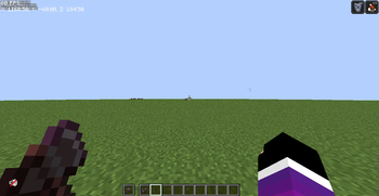 Netherite Axe In Off Hand