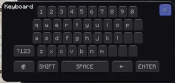 Keyboard Interface Close-up
