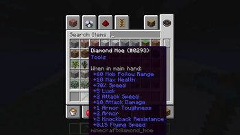 Diamond Hoe with All Positive Values