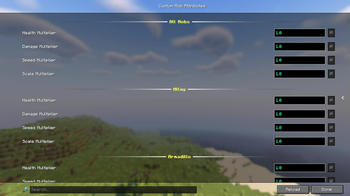 Configuration Menu