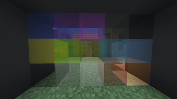 All glass colors in the resource pack changed.