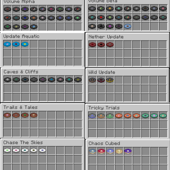 Vanilla Minecraft Discs
