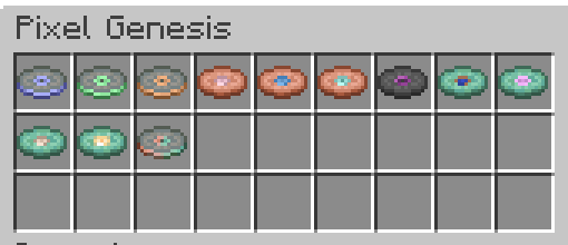 Minecraft Pixel Genesis Discs