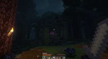 Whispering Shrine in the Demonwood Forest
