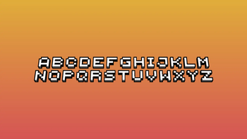 Dragon's Small Caps Letters Display