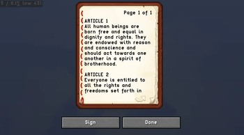 Sample Text 1: UDHR