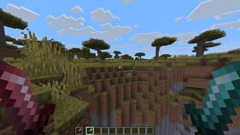 Diamond sword with knockback