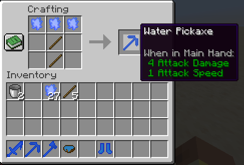 Water Pickaxe
