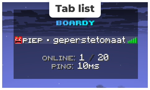 Tablist