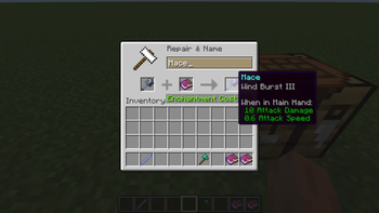Wind burst enchant