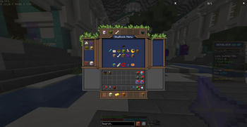 Skyblock menu