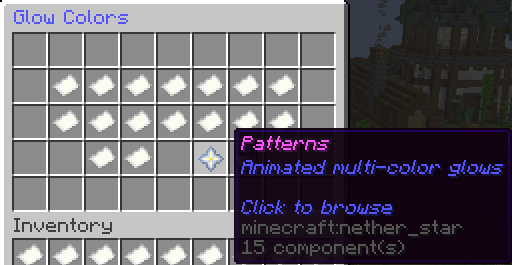 Pattern Menu Button