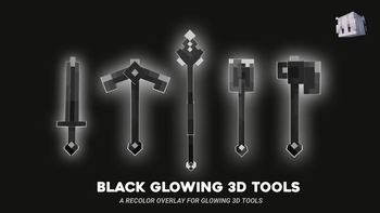 Black Glowing 3D Tools — screenshot 1
