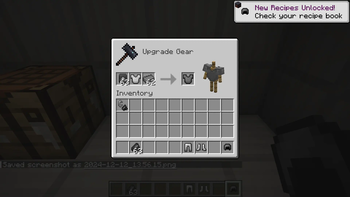 Steel chestplate recipe