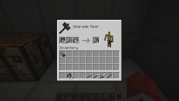 Steel pickaxe recipe