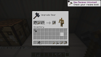 Steel axe recipe
