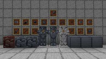 All items & blocks compared with the mace.