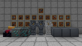 All items & blocks compared with the mace.