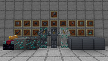 All items & blocks compared with the mace.