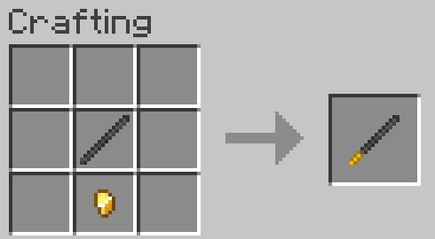 **OUTDATED** Iron Rod with Gold Tip