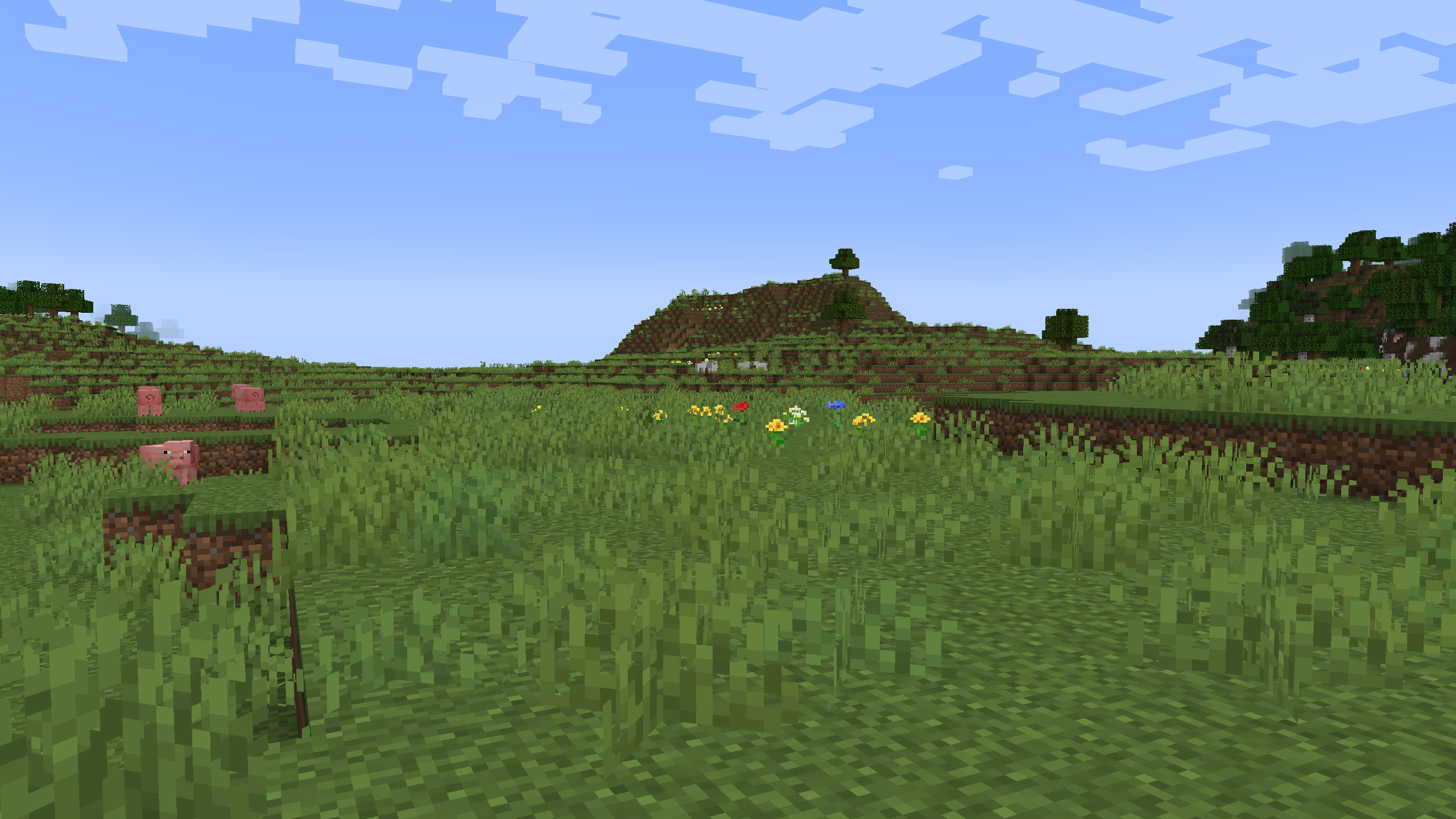 grass variants in a plains biome