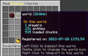Worlds List Menu