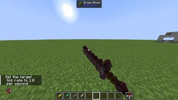 Sword in use