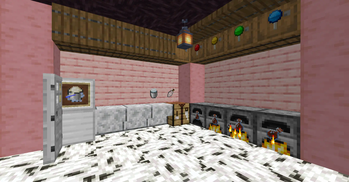 A room showcasing (most) of the features of Treats 'n' Sweets v1