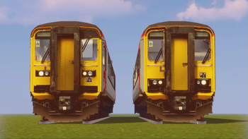 We looked different, but we are the same train!