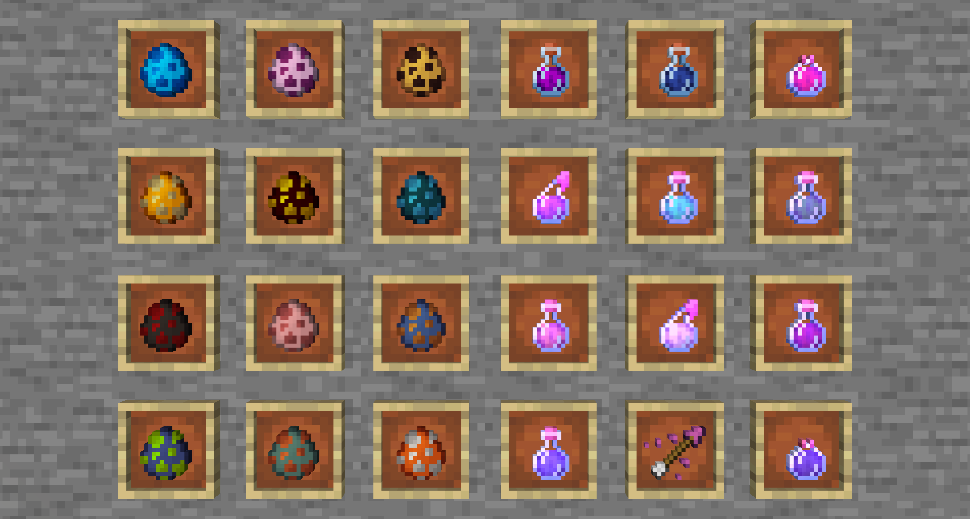 Eggs and potions
