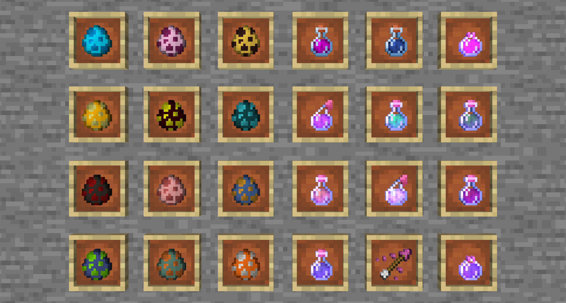 Eggs and potions