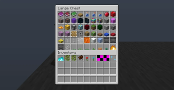 Every current items and blocks in the mod.