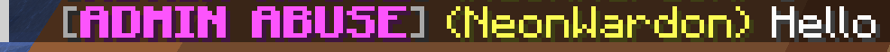 Example of admin abuse chat (old)