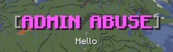 Example of admin abuse title (old)