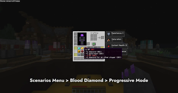 Menu > Scenarios > Blood Diamond