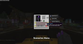 Menu > Scenarios