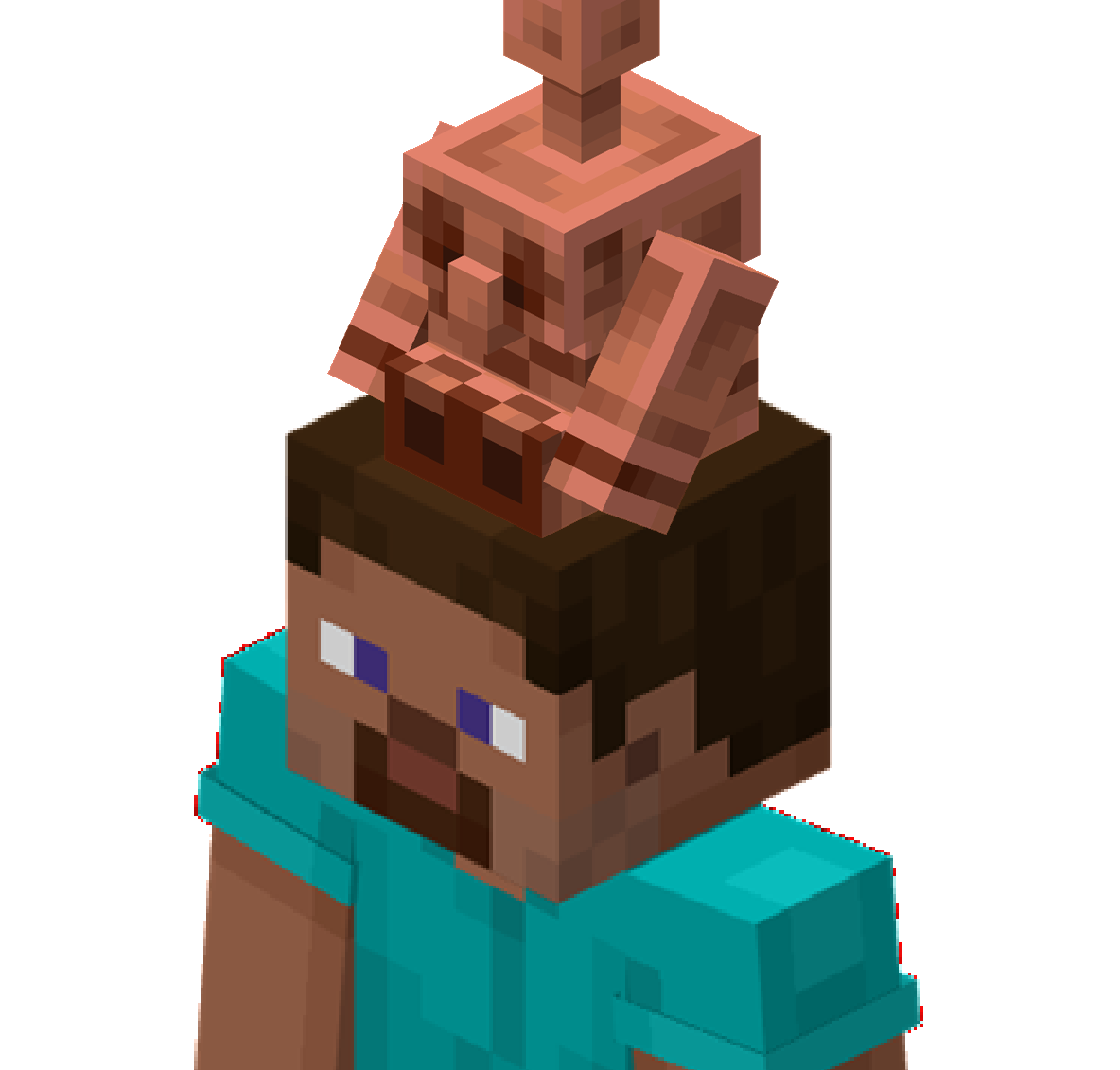 Wearable Copper Golems