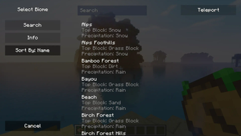 Select Biome