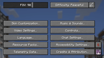 Mod Button ingame.