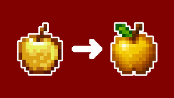 New Golden Apple Texture