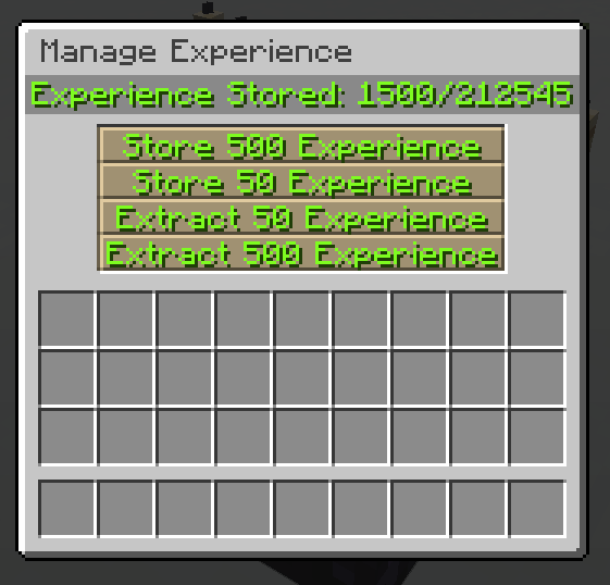 Altar of Experience GUI