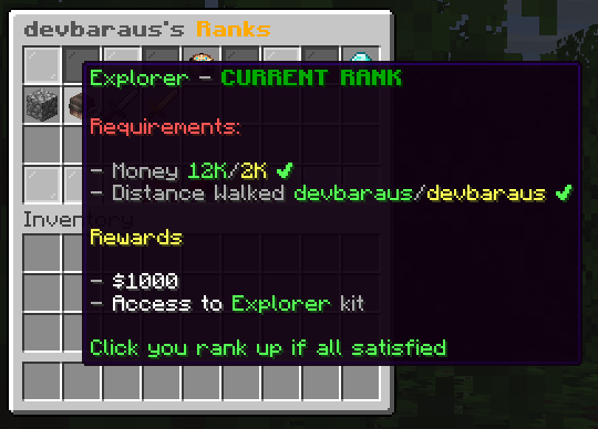 GUI Rank
